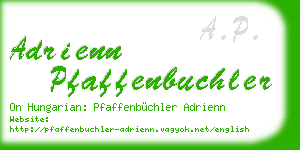 adrienn pfaffenbuchler business card