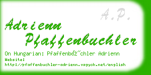 adrienn pfaffenbuchler business card